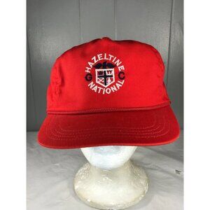 Vintage Hazeltine National Golf Club rope adjustable hat cap